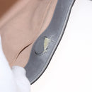 GUCCI Bamboo Sherry Line Hand Bag Leather 2way Gray Gold 470271 Auth ep11972-23