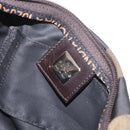 FENDI Pecan Canvas Hand Bag Black Brown Auth ep11974-17
