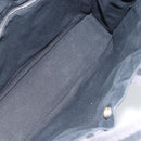 HERMES Fourre Tout PM Hand Bag Canvas Black Silver Auth ep11982-10