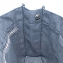 HERMES Fourre Tout PM Hand Bag Canvas Black Silver Auth ep11982-18