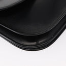 Christian Dior Shoulder Bag Leather Black Gold Auth ep11983-10