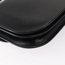 Christian Dior Shoulder Bag Leather Black Gold Auth ep11983-12