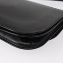 Christian Dior Shoulder Bag Leather Black Gold Auth ep11983-13