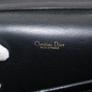 Christian Dior Shoulder Bag Leather Black Gold Auth ep11983-16