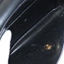 Christian Dior Shoulder Bag Leather Black Gold Auth ep11983-17