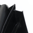 Christian Dior Shoulder Bag Leather Black Gold Auth ep11983-18