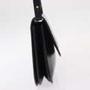 Christian Dior Shoulder Bag Leather Black Gold Auth ep11983-5