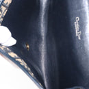 Christian Dior Trotter Canvas Shoulder Bag Navy Gold Auth ep11984-11