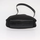 GUCCI Bamboo Shoulder Bag Nylon 2way Black Silver 001 1638 Auth ep11989-11