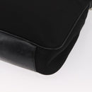 GUCCI Bamboo Shoulder Bag Nylon 2way Black Silver 001 1638 Auth ep11989-15