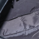 GUCCI Bamboo Shoulder Bag Nylon 2way Black Silver 001 1638 Auth ep11989-17