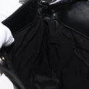 GUCCI Bamboo Shoulder Bag Nylon 2way Black Silver 001 1638 Auth ep11989-19