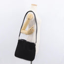 GUCCI Bamboo Shoulder Bag Nylon 2way Black Silver 001 1638 Auth ep11989-24