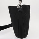 GUCCI Bamboo Shoulder Bag Nylon 2way Black Silver 001 1638 Auth ep11989-5