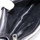 Chloe Shoulder Bag Leather Black Gold Auth ep11990-17