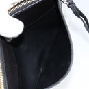 Chloe Shoulder Bag Leather Black Gold Auth ep11990-23