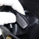 Chloe Shoulder Bag Leather Black Gold Auth ep11990-24