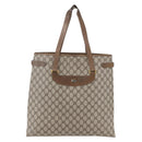 GUCCI GG Supreme Tote Bag PVC Beige Gold 39 02 061 Auth ep11995-2
