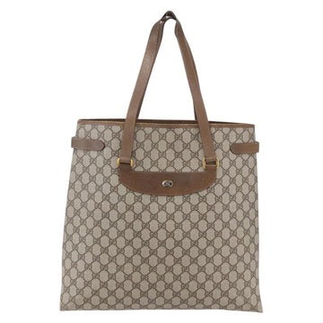 GUCCI GG Supreme Tote Bag PVC Beige Gold 39 02 061 Auth ep11995 - 0