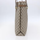 GUCCI GG Supreme Tote Bag PVC Beige Gold 39 02 061 Auth ep11995-5