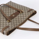 GUCCI GG Supreme Tote Bag PVC Beige Gold 39 02 061 Auth ep11995-6