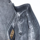 GUCCI GG Canvas Shoulder Bag Black Gold Auth ep11997-16