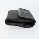 GUCCI GG Canvas Shoulder Bag Black Gold Auth ep11997-4