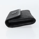 GUCCI GG Canvas Shoulder Bag Black Gold Auth ep11997-5