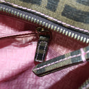 FENDI Zucca Canvas Tote Bag Black Brown Auth ep11998-20