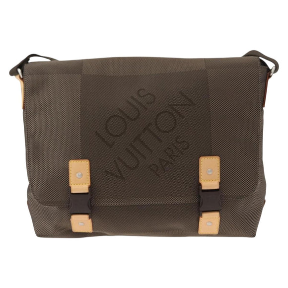 LOUIS VUITTON Damier Geant Roux Shoulder Bag Tail M93077 LV Auth ep12000