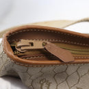 Christian Dior Honeycomb Canvas Tote Bag PVC Leather Beige Auth ep12001-15