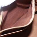 Christian Dior Honeycomb Canvas Tote Bag PVC Leather Beige Auth ep12001-22