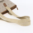 Christian Dior Honeycomb Canvas Tote Bag PVC Leather Beige Auth ep12001-7