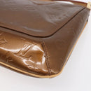 LOUIS VUITTON Monogram Vernis Thompson Street Bag Bronze M91124 LV Auth ep12004-15