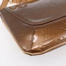 LOUIS VUITTON Monogram Vernis Thompson Street Bag Bronze M91124 LV Auth ep12004-16