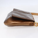 LOUIS VUITTON Monogram Vernis Thompson Street Bag Bronze M91124 LV Auth ep12004-4