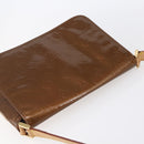 LOUIS VUITTON Monogram Vernis Thompson Street Bag Bronze M91124 LV Auth ep12004-6