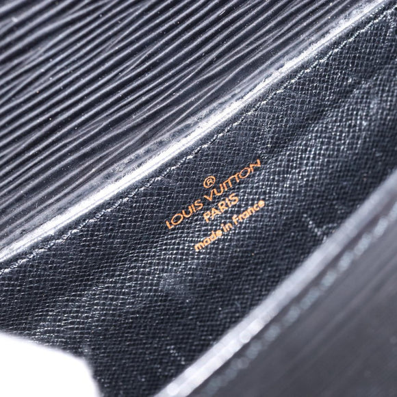 LOUIS VUITTON Epi Saint Cloud PM Shoulder Bag Black M52212 LV Auth ep12006