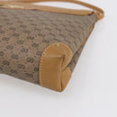 GUCCI Micro GG Supreme Shoulder Bag PVC Beige Gold Auth ep12007-9