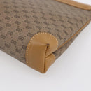 GUCCI Micro GG Supreme Shoulder Bag PVC Beige Gold Auth ep12007-15