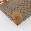 GUCCI Micro GG Supreme Shoulder Bag PVC Beige Gold Auth ep12007-16