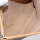 GUCCI Micro GG Supreme Shoulder Bag PVC Beige Gold Auth ep12007-12