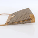 GUCCI Micro GG Supreme Shoulder Bag PVC Beige Gold Auth ep12007-3