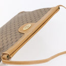 GUCCI Micro GG Supreme Shoulder Bag PVC Beige Gold Auth ep12007-6