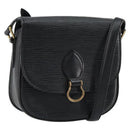 LOUIS VUITTON Epi Saint Cloud PM Shoulder Bag Black M52212 LV Auth ep12009-1