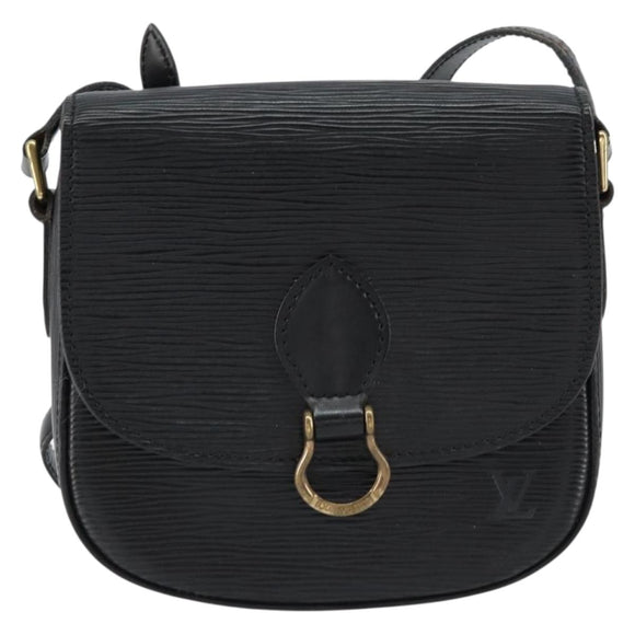 LOUIS VUITTON Epi Saint Cloud PM Shoulder Bag Black M52212 LV Auth ep12009
