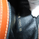 FENDI Pecan Canvas Hand Bag PVC 2way Black Brown Auth ep12011-12