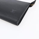 LOUIS VUITTON Epi Pochette Accessoires Pouch Black M52982 LV Auth ep12012-10