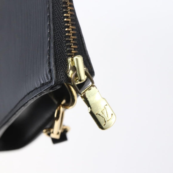 LOUIS VUITTON Epi Pochette Accessoires Pouch Black M52982 LV Auth ep12012