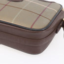 Burberrys Nova Check Shoulder Bag Canvas Beige Gold Auth ep12013-10